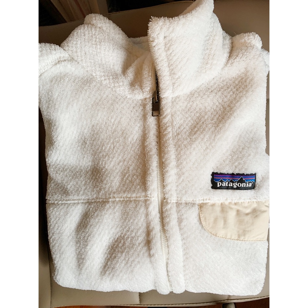 White Patagonia Zip Up Jacket